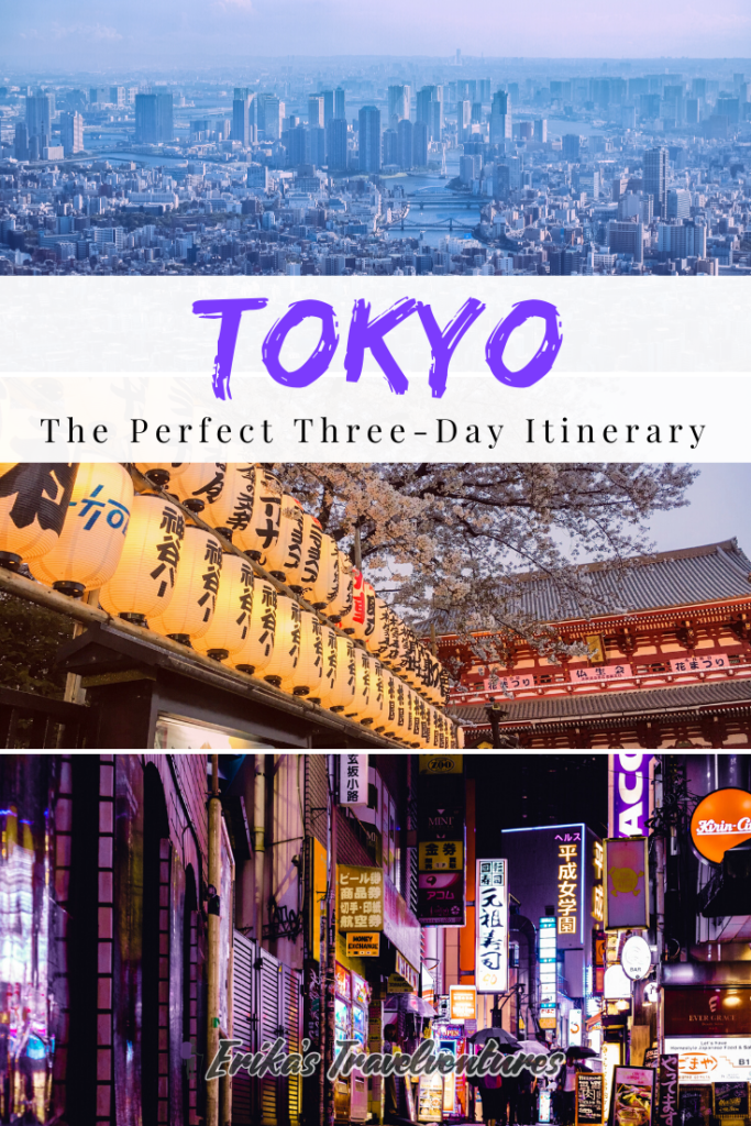 tokyo 3 day trip itinerary