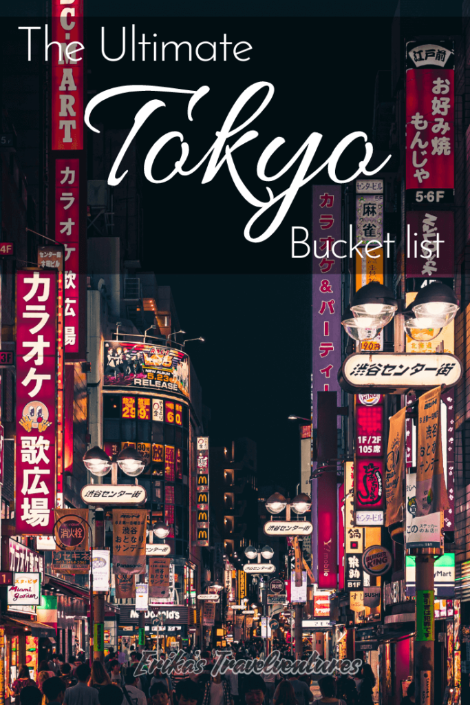 Tokyo bucket list, Top things to do in Tokyo viewpoint asakusa ginza akihabara shibuya shinjuku best things to do in tokyo for all budgets, meiji jingu and yoyogi park, skytree, studio ghibli museum, watch sumo cover