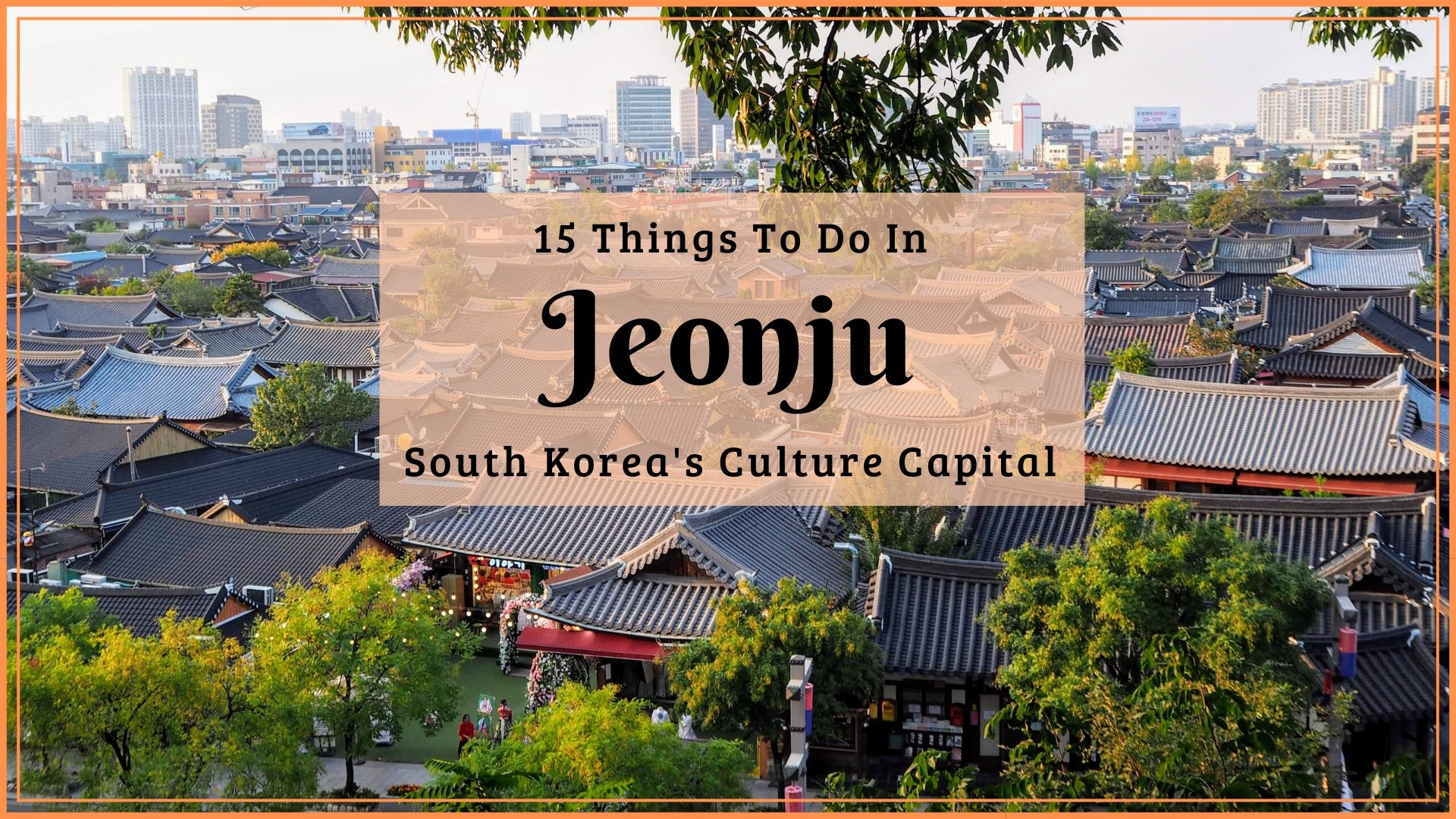 jeonju south korea tourism