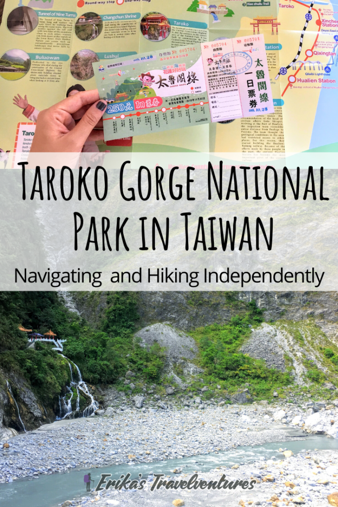 Hiking Taroko Gorge National Park Independently, how to get around Taroko Gorge independently without a tour, Taroko Gorge without a tour, Taroko gorge from Hualien, Taiwan hiking independently, taking the bus around Taroko Gorge without a tour pinterest