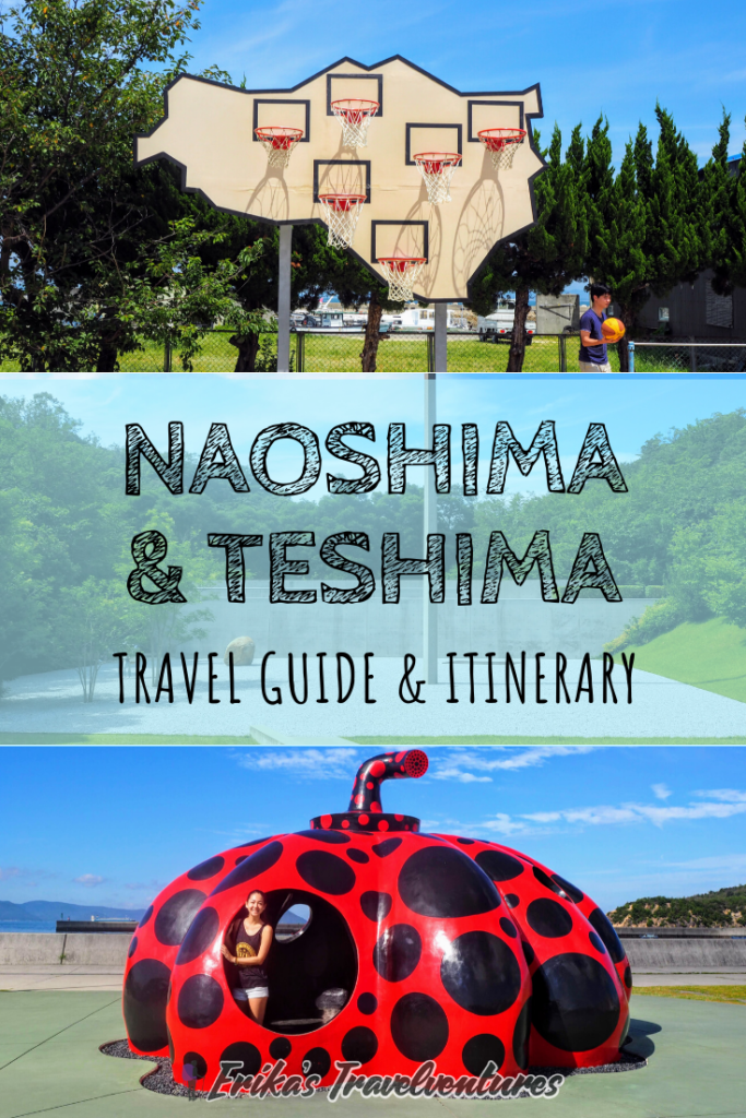 Naoshima Teshima travel guide to Japan's art islands, Naoshima Teshima two-day itinerary pinterest