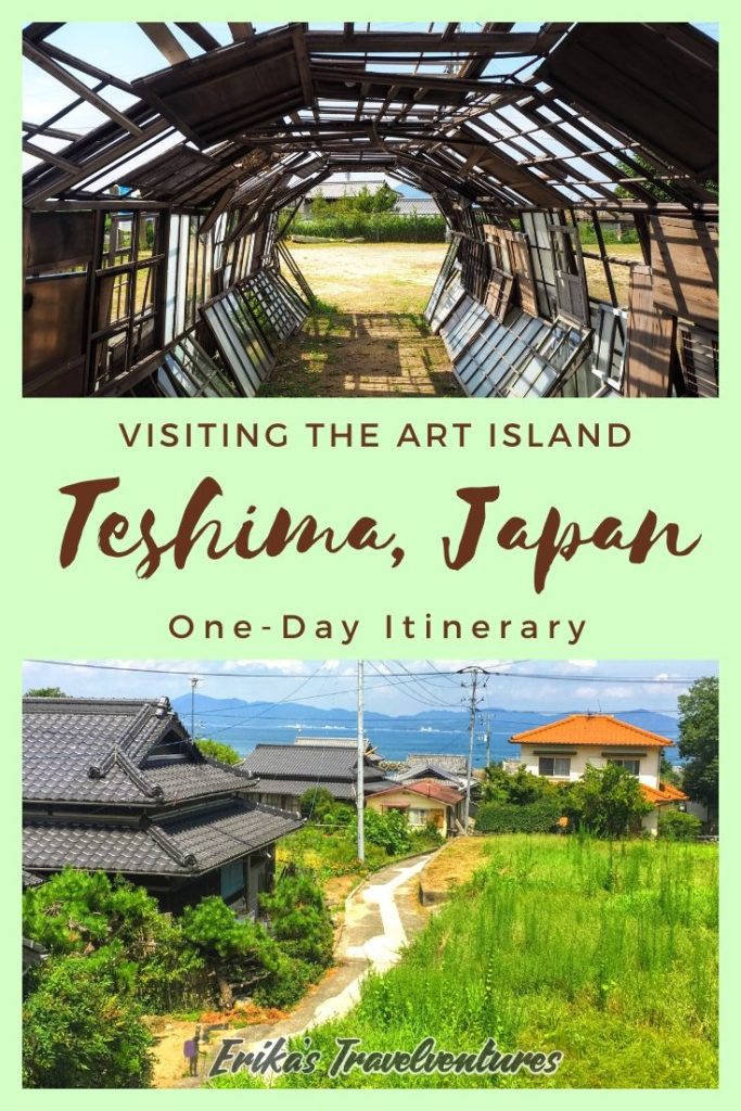 Teshima one day itinerary, Teshima in one day, Teshima itinerary, Teshima art island itinerary, Teshima museum map, Teshima how to get around pinterest