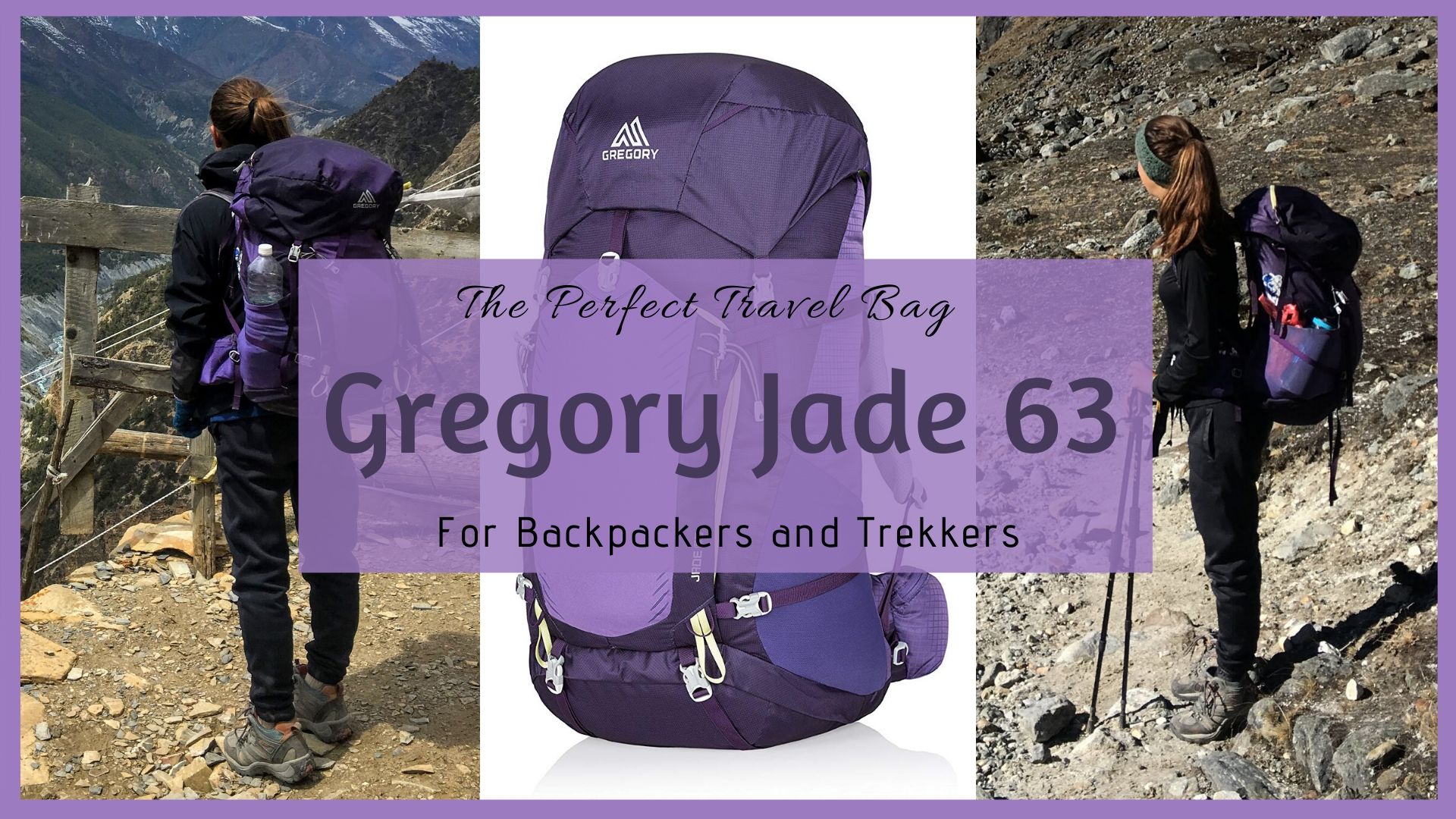 gregory purple backpack