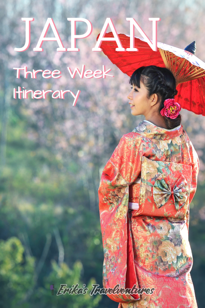 Three weeks in japan itinerary, three weeks backpacking japan itinerary pinterest