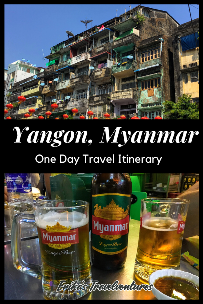 One day in Yangon itinerary, Yangon, Myanmar, Shwedagon pagoda, things to do in Yangon, what to see in Yangon, Yangon airport to city pinterest