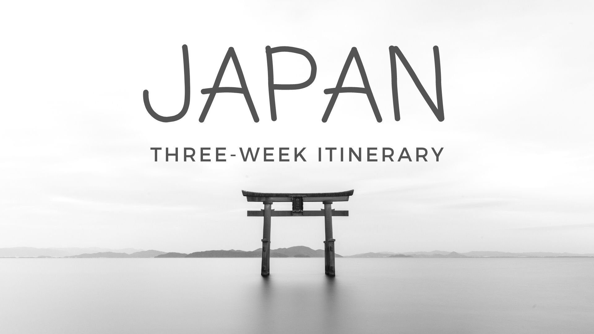 Backpacking Japan Three Week Itinerary