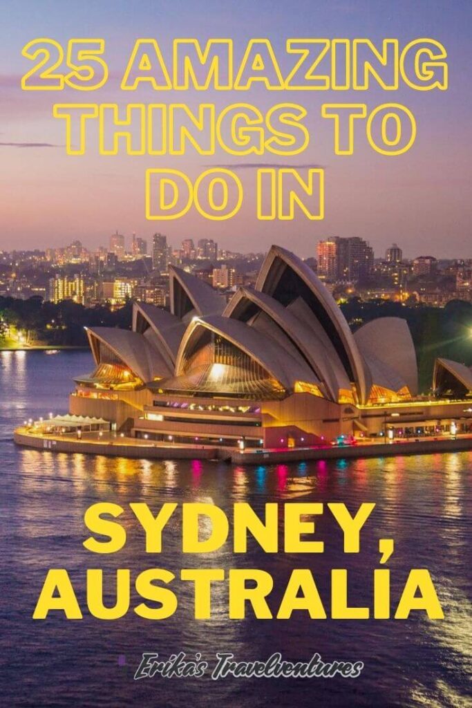 The ultimate sydney bucket list, things to do in Sydney, Sydney bucketlist, bucketlist ideas sydney, sydney zoo, opera house, bondi beach, blue mountains, taronga zoo, sydney harbour cruise, sydney brewery hopping, botanic gardens, bondi to coogee hike, museums, lilipad cafe, the rocks, national park, watsons bay, ferry to manly, bucket list ideas sydney australia