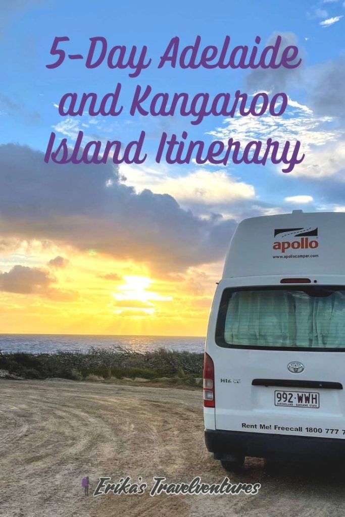Apollo campervan rental, things to do on Kangaroo Island, Adelaide and Kangaroo Island Five Day itinerary, 5-day South Australia itinerary, Five days in Adelaide, Barossa, and Kangaroo Island