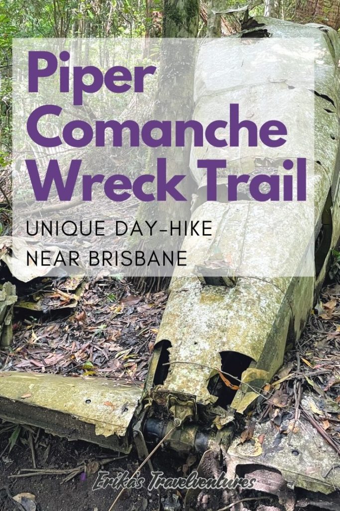 Hiking the Piper Comanche Wreck Trail in 2022, Piper Comanche bushwalk from Brisbane, Piper Comanche Wreck hiking D'Aguilar National Park, hikes near Brisbane, Piper Comanche wreck Brisbane bushwalking, what to expect on the Piper Comanche trail, Piper Comanche Wreck trail marker, leeches