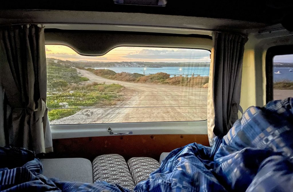 Apollo campervan rentals, van life Australia, what is van life like in Australia, Australia campervan rentals, Adelaide campervan rental, renting a van from Apollo campervans, Toyota Hiace rental van, Australia van life, Flinders Chase National Park