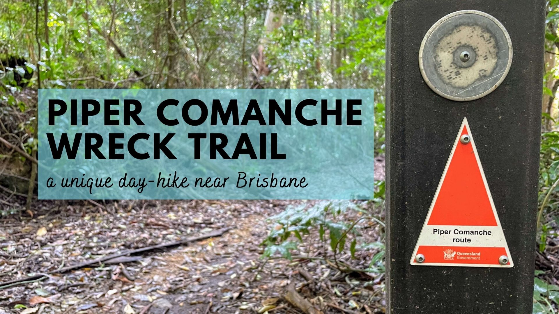 Hiking the Piper Comanche Wreck Trail in 2022, Piper Comanche bushwalk from Brisbane, Piper Comanche Wreck hiking D'Aguilar National Park, hikes near Brisbane, Piper Comanche wreck Brisbane bushwalking, what to expect on the Piper Comanche trail, marked trail