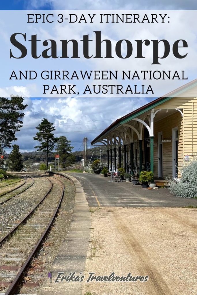 Three day Stanthorpe itinerary, things to do in Stanthorpe, Stanthorpe and Girraween Itinerary, Girraween national park itinerary, best hikes in Girraween National Park, Weekend in Stanthorpe and Girraween itinerary from Brisbane, Queensland Australia, Girraween Pyramid hike pinterest