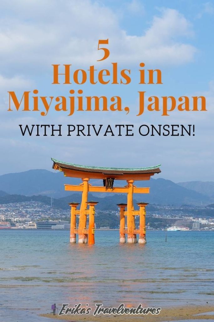Miyajima ryokan with private onsen, Miyajima hotels with private onsen, Private Japanese hot springs in Miyajima, Hiroshima, where to stay in Miyajima Japan