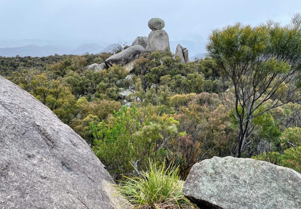 The Sphinx from Turtle rock hikes at Girraween National Park, South Walking Trails at Girraween National Park. Stanthorpe 3-day itinerary, hiking trails at Girraween National Park, Queensland Australia
