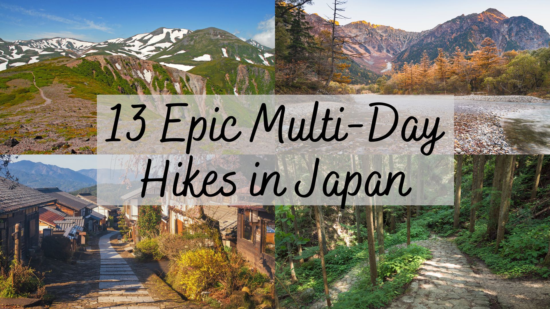 sterk Schep doel 13 Best Multi-Day Hikes in Japan - Erika's Travelventures