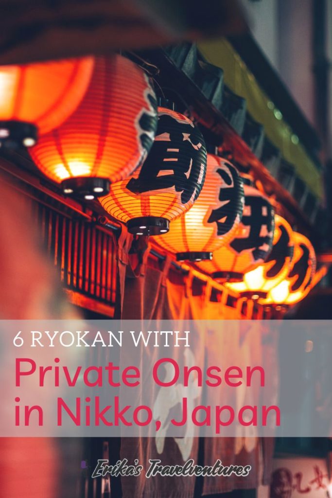 Nikko ryokan with private onsen, onsen in Nikko, best Nikko ryokan with onsen, Nikko accommodation with private onsen, pinterest