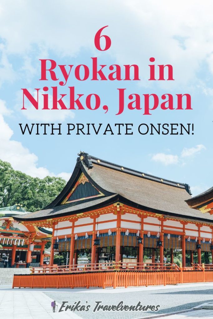 Nikko ryokan with private onsen, onsen in Nikko, best Nikko ryokan with onsen, Nikko accommodation with private onsen, pinterest