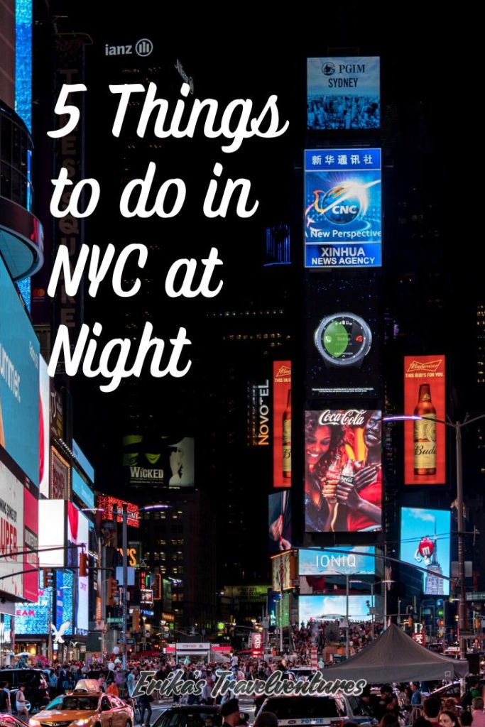 Things to do in New York City at night, Things to do at night in NYC, New York City what to do at night time, NYC activities at night. Pinterest