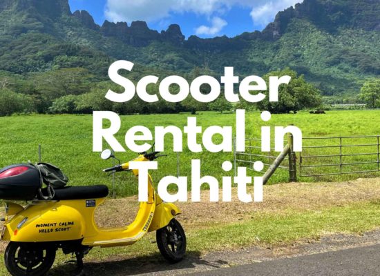 Scooter rental in Tahiti, Scooter rental in Moorea, Hello Scoot rental in Tahiti, electric scooter rental in Tahiti