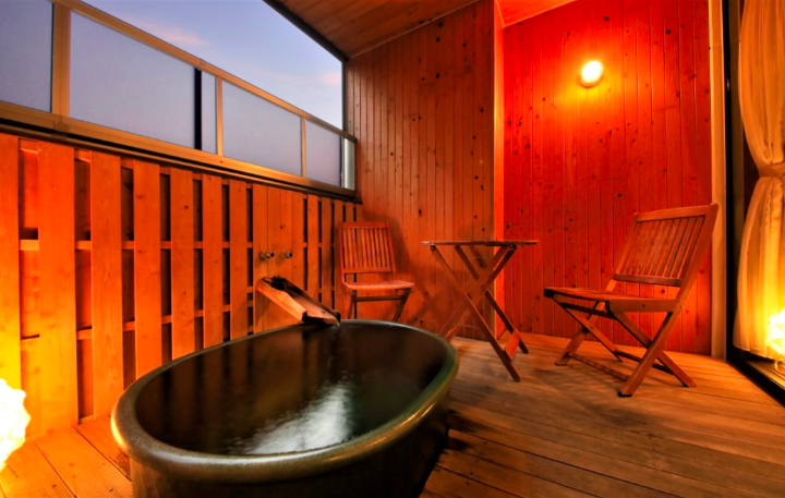 Beppu hotels with private onsen, Beppu private onsen, Beppu ryokan with onsen