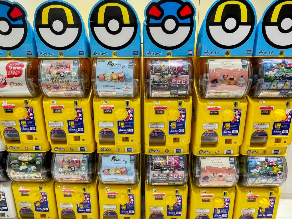 Pokemon things to do in Tokyo, Pokemon activities Tokyo, Pokemon in Japan, Pokemon Tokyo, Pikachu in Tokyo, Pokemon Go in Japan, Pokemon Centers Tokyo, Pikachu gachapon, Pokemon gacha gacha