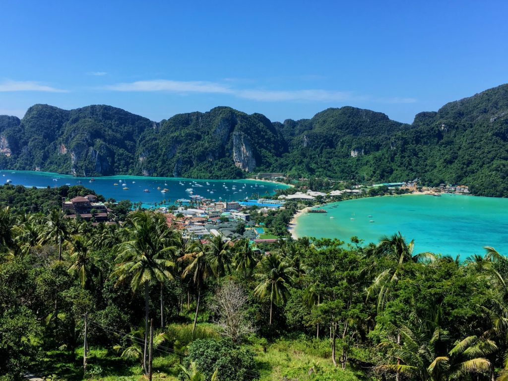 One month in thailand itinerary, thailand backpacking, thailand backpacker's route, Koh phangan national park, Koh Phi Phi