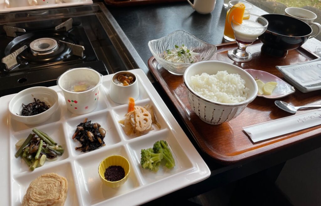 Japanese ryokan with vegetarian options, Japanese ryokan with vegan options, vegan kaiseki ryokan Japan, vegetarian kaiseki ryokan in Japan