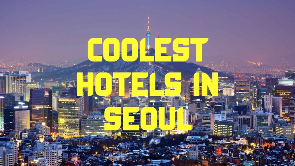 Coolest hotels in Seoul, cool and unique Seoul hotels, best hotels in Seoul south korea