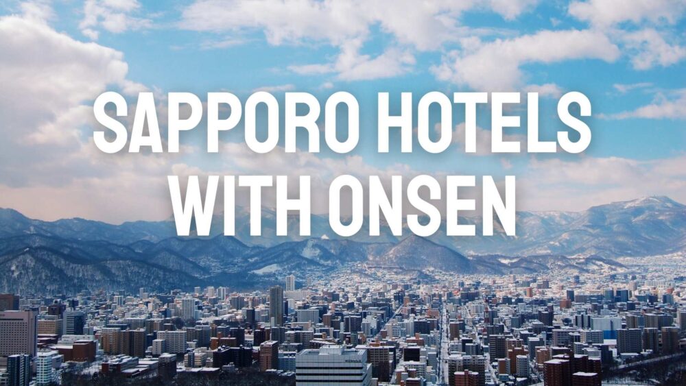 Sapporo hotels with onsen, Sapporo city view, Sapporo onsen hotels, Sapporo hotels with private onsen
