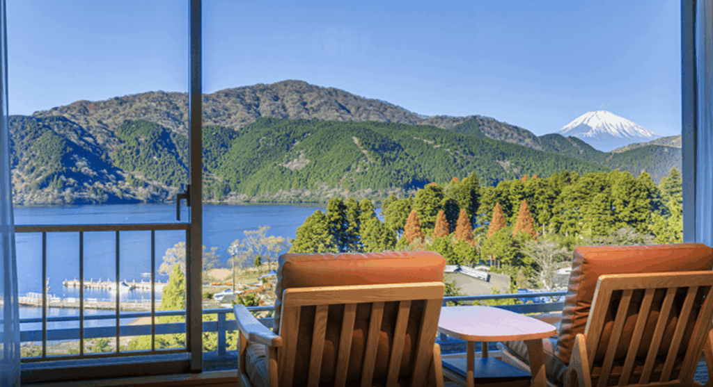 Hakone hotels with Mt. Fuji views, Hakone ryokan with Mt fuji views, Hakone ryokan mount fuji view, Hakone hotel mount fuji view, Fuji-view Hakone ryokan