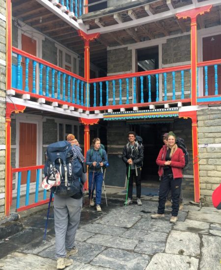 Manang guesthouse Annapurna Circuit Nepal 2018
