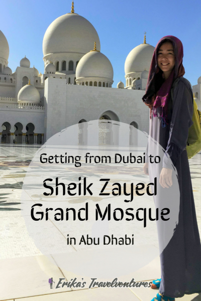 Pinterest Pin It Dubai to Sheik Zayed Grand Mosque in Abu Dhabi, United Arab Emirates