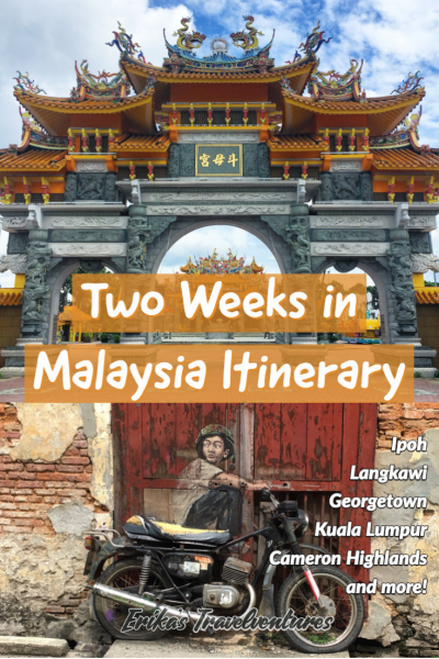Two weeks in Malaysia itinerary pinterest pin it